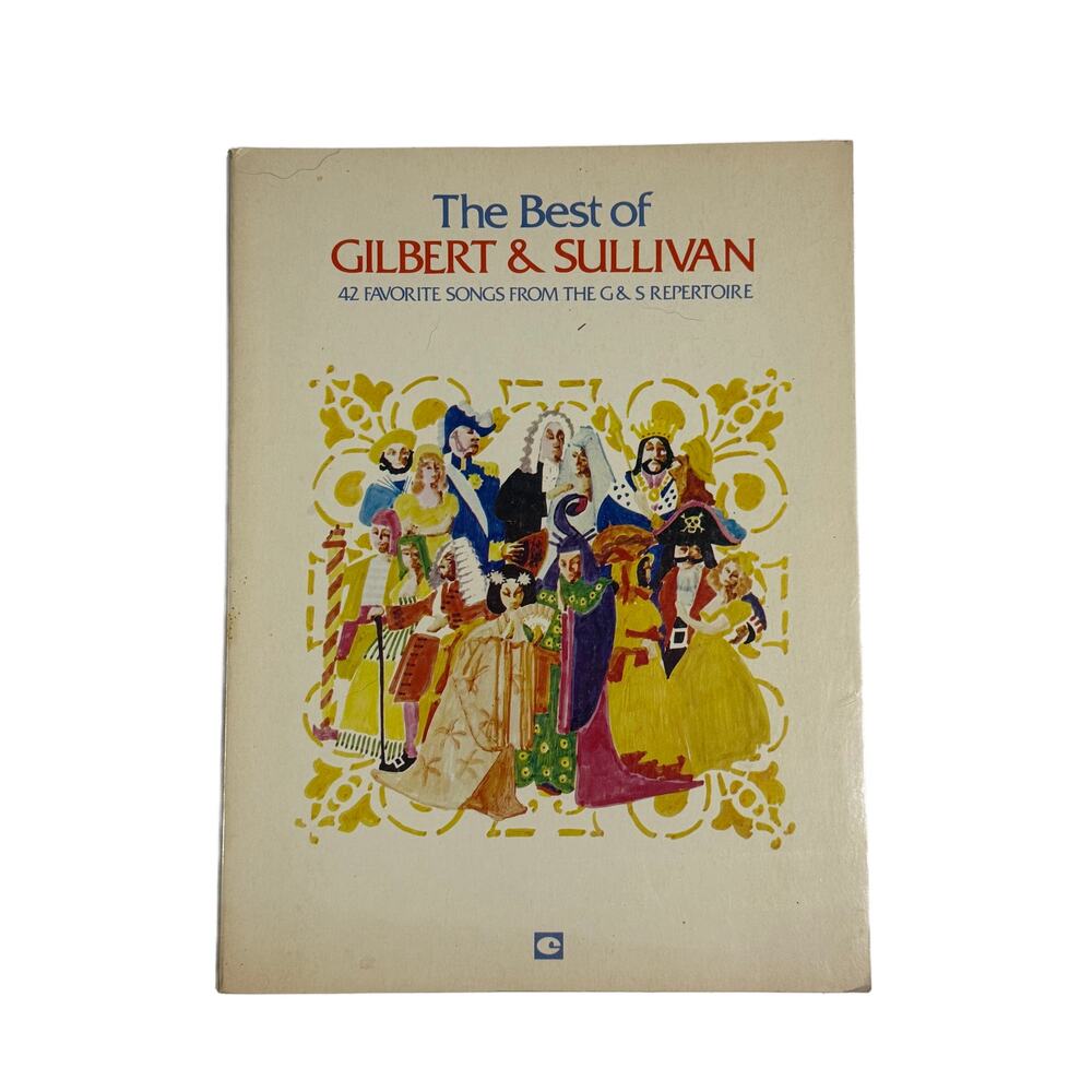 VTG The Best of Gilbert & Sullivan Music Sheet Book 42 Songs Pictures (255 pgs)